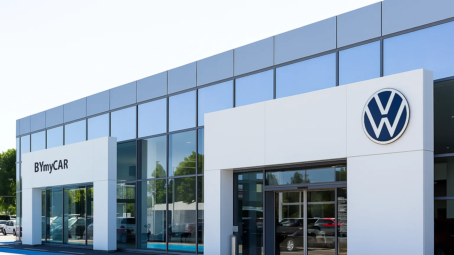 La concession Volkswagen BYmyCAR d'Avignon, chemin de la Croix de Noves
