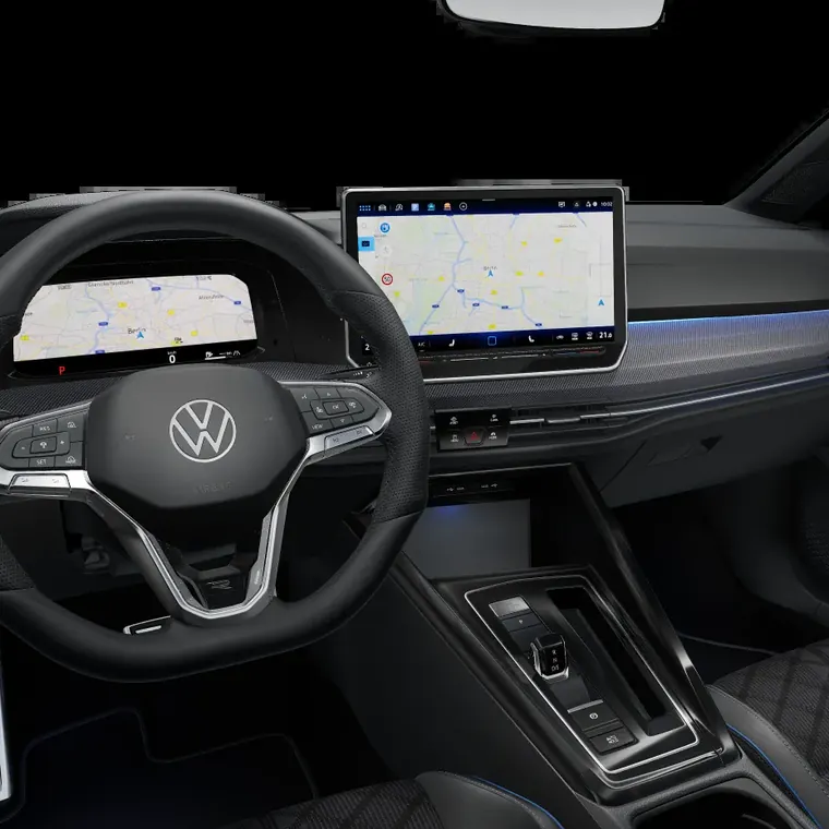 Habitacle d'une Volkswagen du parc BYmyCAR