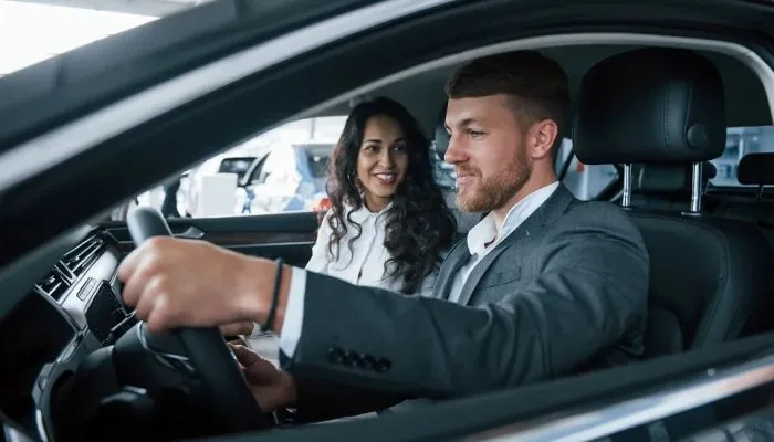 Essai d'une Volkswagen en concession