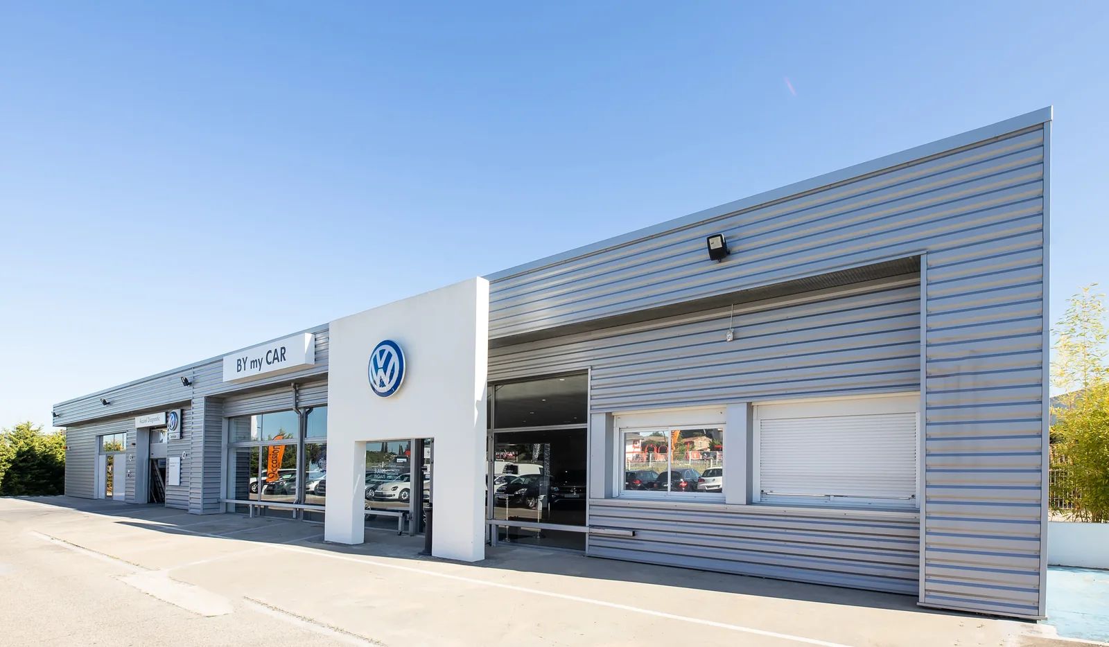 Showroom Volkswagen du réseau BYmyCAR